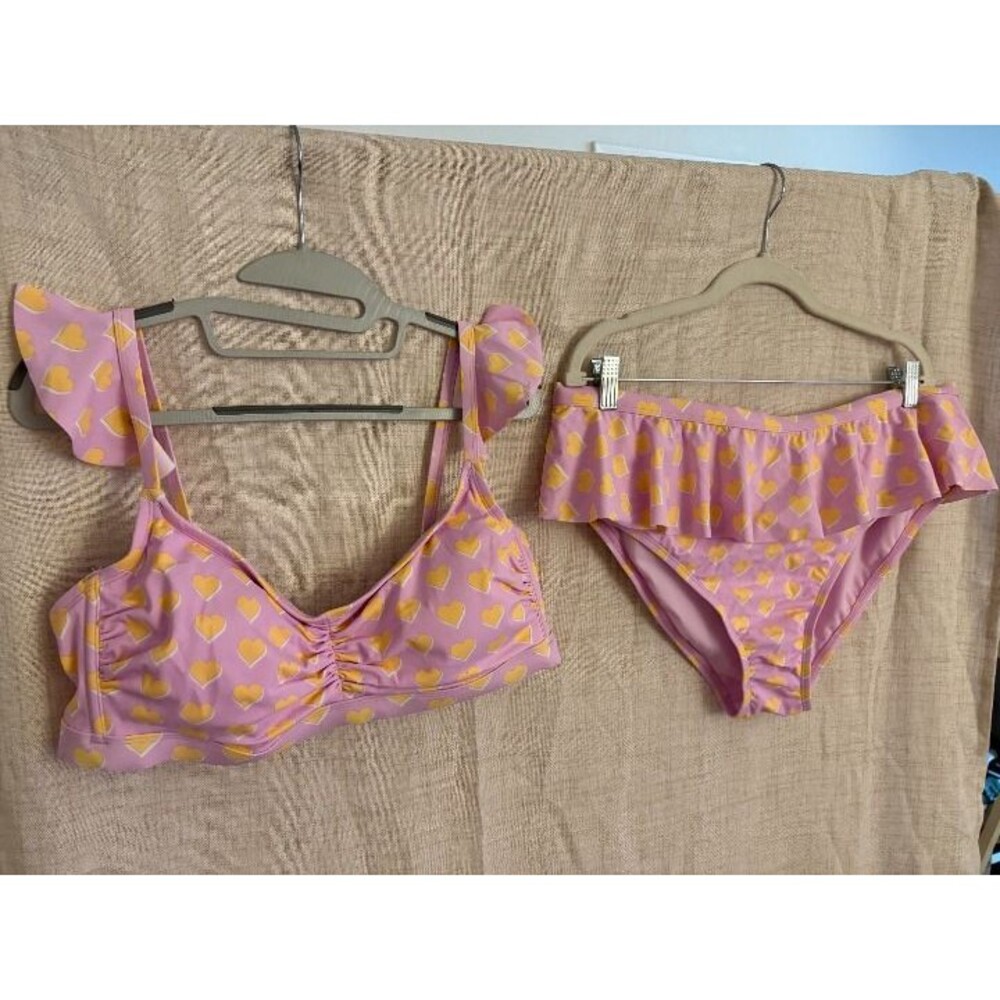 Stony clover lane target heart bikini